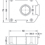 Główka do nóżki kuchennej Axilo do przykręcania