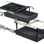 Kontener biurowy zestaw, częściowy i ponad pełen wysuw, Silent System 392 x 530