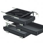 Kontener biurowy zestaw, częściowy wysuw, Silent System, 392 x 530