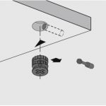 Rastex 15/15 z kołnierzem niklowany, 100 szt.