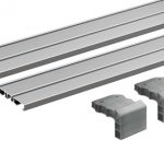 SlideLine M Zestaw profili: 2 – tory do przykręcania/przyklejania L-2500