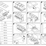 Sorter Sistema 901/16+2×7,5 l, 600 mm