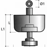 Stopka regulowana H-27