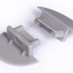 TM-końcówki do listwy Begtin szare (para)