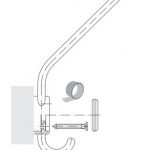 Wieszak 2614 czarny mat lakier