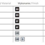Wieszak K289 chrom mat