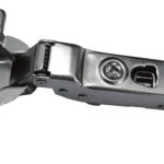 Zawias 110° bliźniaczy cichy domyk, rozstaw 45 + prowadnik