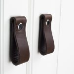 Gałka skórzana 6G20, – Czekoladowy