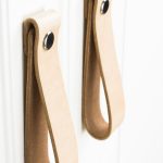 Gałka skórzana 7G20, – Naturalny