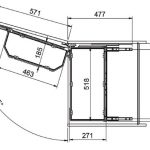 Cargo Maxi Tandem 60, 5 poziomów, H-1370, chrom