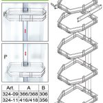Cargo Maxi Vicino 45, 5 poziomów, H-1745, chrom