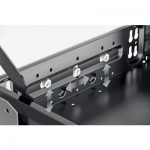 Kontener biurowy zestaw, pełen i ponad pełen wysuw, 392, kolor czarny