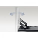 Kontener biurowy zestaw, pełen i ponad pełen wysuw, 392, kolor czarny