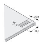 Przełącznik Touch Basic Inlay do systemów Lega