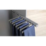 Wysuwany wieszak na spodnie kolor antracytowy