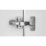 Zawias Veosys 105° ze stali nierdzewnej, nakładany