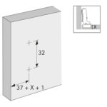 Prowadnik Sensys D-8 bez eurowkrętu oraz regulacji