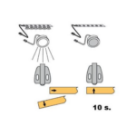 StrongLumio czujnik do drzwi, 12-24V, 4A, biały