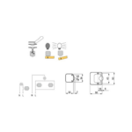 StrongLumio mechaniczny wyłacznik do drzwi 230V 2A, biały