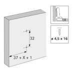 Prowadnik Novisys D-5 bez eurowkrętu