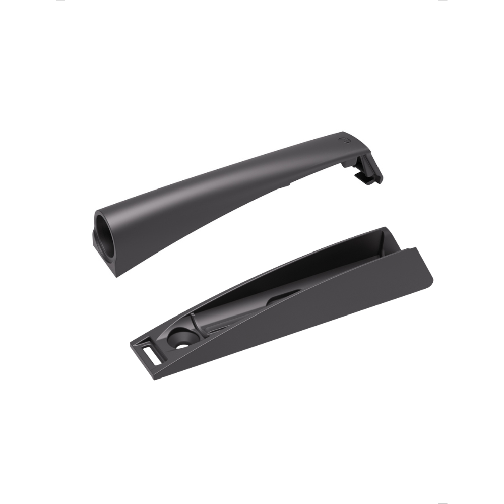 K-push zestaw adapter z płytką montażową, 37 mm, czarny